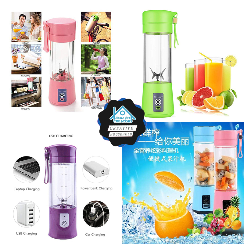 Buy 6 Blade Usb Rechargeable Electric Instant Hand Juicer Online In India
